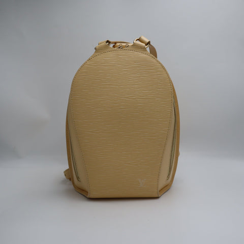 Pre-Owned #37147 Louis Vuitton Epi Leather Mabillon Backpack Noir M5223A