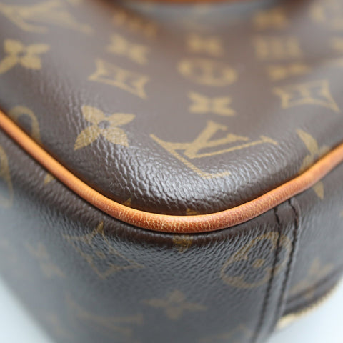 Pre-Owned #71340 Louis Vuitton Monogram Trueville Handbag Brown M42228