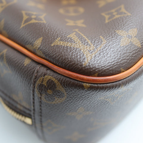 Pre-Owned #71340 Louis Vuitton Monogram Trueville Handbag Brown M42228