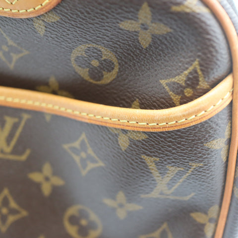 Pre-Owned #71340 Louis Vuitton Monogram Trueville Handbag Brown M42228