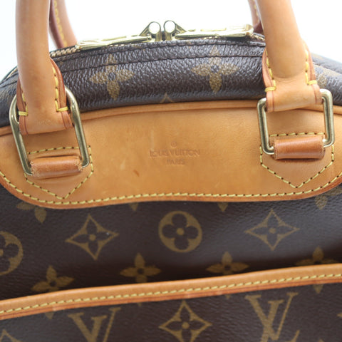 Pre-Owned #71340 Louis Vuitton Monogram Trueville Handbag Brown M42228