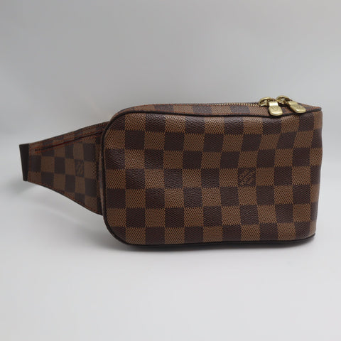 Pre-Owned #71985 Louis Vuitton Damier Ebene Geronimos Crossbody Bag N51994