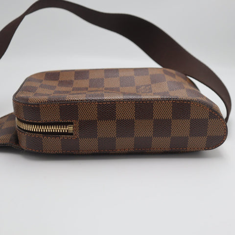 Pre-Owned #71985 Louis Vuitton Damier Ebene Geronimos Crossbody Bag N51994