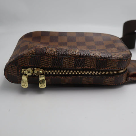 Pre-Owned #71985 Louis Vuitton Damier Ebene Geronimos Crossbody Bag N51994