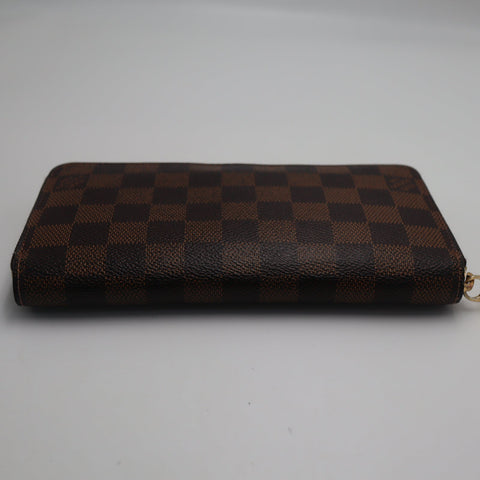 Pre-Owned #71977 Louis Vuitton Damier Zippy Wallet Round Zip Long Wallet N60015
