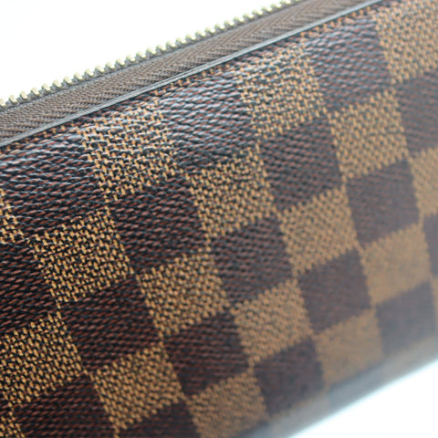 Pre-Owned #71977 Louis Vuitton Damier Zippy Wallet Round Zip Long Wallet N60015