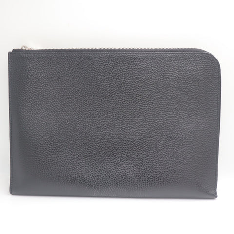 Pre-Owned #71467 Louis Vuitton Taiga Pochette Jules GM Clutch Bag  Taurillon Leather Black M67768