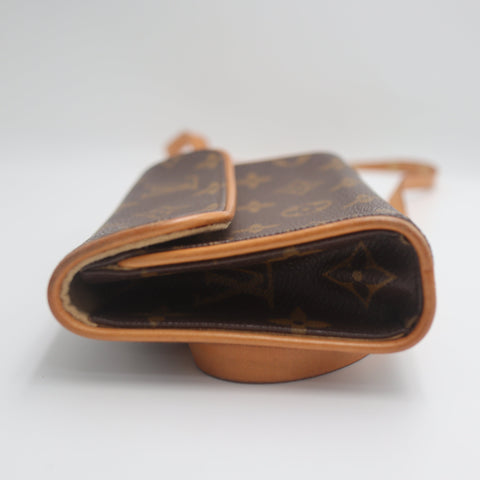 Pre-Owned #71480 Louis Vuitton Monogram Pochette Florentine Clutch bag waist belt M M51855
