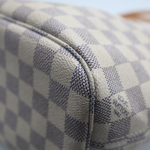 Pre-Owned #71826-   Louis Vuitton Damier Azur Neverfull PM Tote Bag N41362