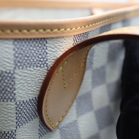 Pre-Owned #71826-   Louis Vuitton Damier Azur Neverfull PM Tote Bag N41362