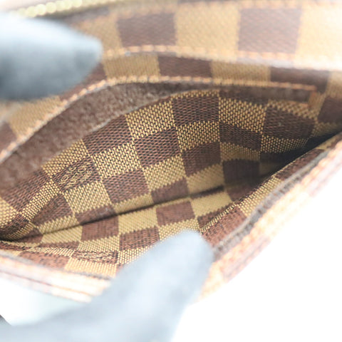 Pre-owned Louis Vuitton Damier #72370 Ebene Geronimos Crossbody Bag N51994
