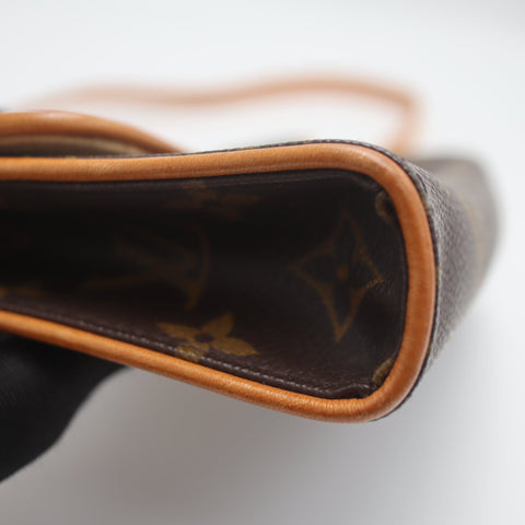 Pre-Owned #71584 Louis Vuitton Monogram Pochette Florentine Clutch bag waist belt S M51855