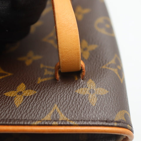 Pre-Owned #71584 Louis Vuitton Monogram Pochette Florentine Clutch bag waist belt S M51855