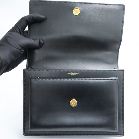 Pre-Owned #R0821 Saint Laurent YSL Sunset Medium Chain Shoulder Bag 442906