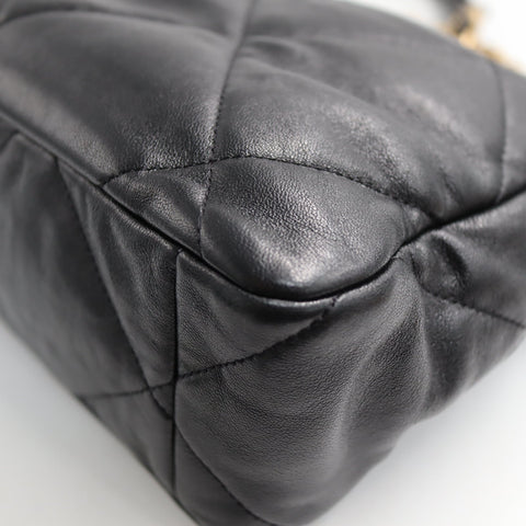 Pre-Owned #72766 CHANEL CC Chanel 19 Chain Hand Shoulder Bag Lambskin Leather AS1161