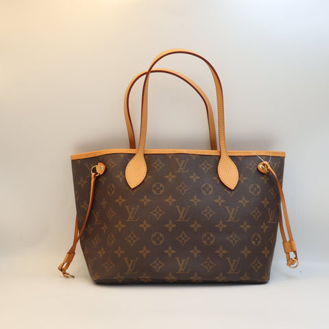 Pre-Owned #BP53003 Louis Vuitton Monogram Neverfull PM Tote Bag M40155