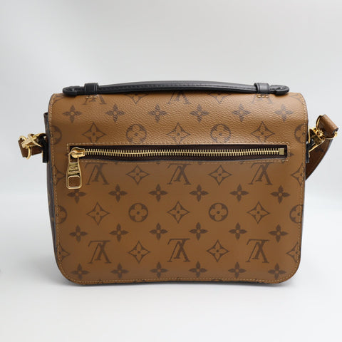  Pre-Owned #R7082508 Louis Vuitton Monogram reverse Pochette MetisMM 2way Shoulder Handbag M44876