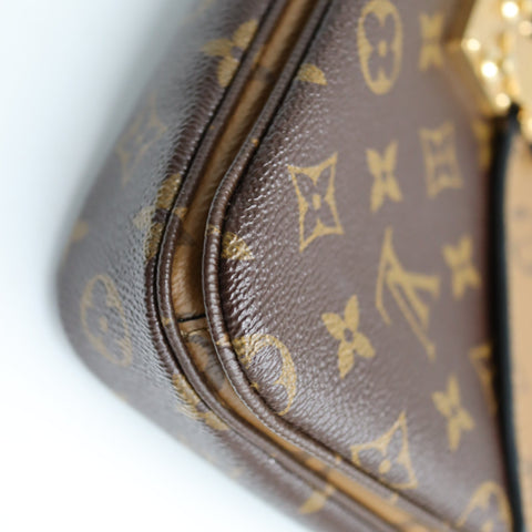  Pre-Owned #R7082508 Louis Vuitton Monogram reverse Pochette MetisMM 2way Shoulder Handbag M44876