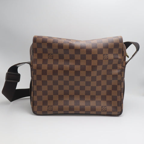 Pre-Owned #71762 Louis Vuitton Damier Naviglio Crossbody Shoulder Bag N45255