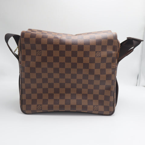 Pre-Owned #71762 Louis Vuitton Damier Naviglio Crossbody Shoulder Bag N45255