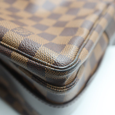 Pre-Owned #71762 Louis Vuitton Damier Naviglio Crossbody Shoulder Bag N45255