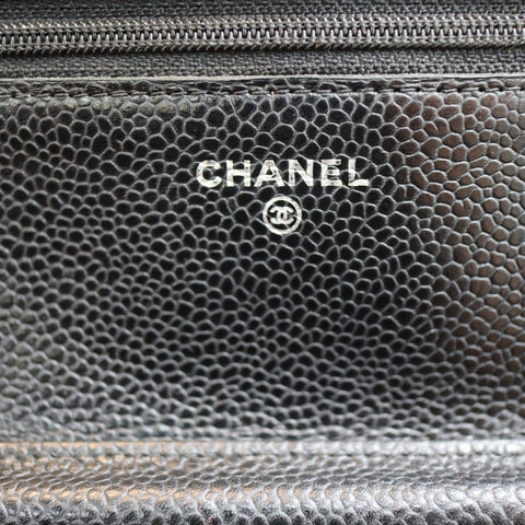 Pre-Owned #R7082505 CHANEL Caviar Classic WOC Shoulder Crossbody Bag AP0250