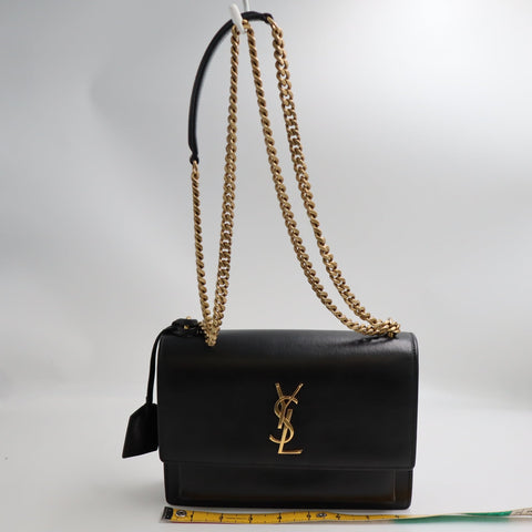 Pre-Owned #R7082501 Saint Laurent YSL Sunset Medium Chain Shoulder Bag 442906