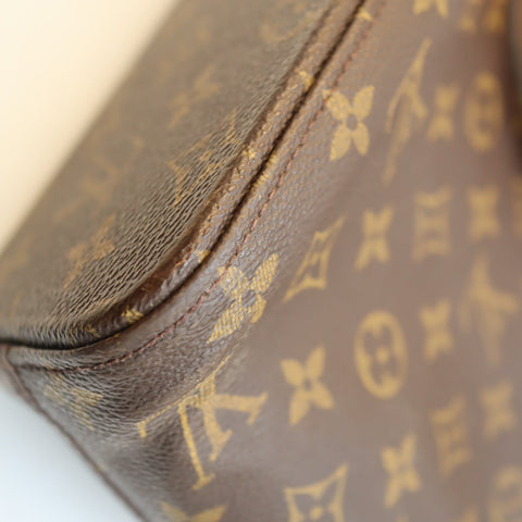 Pre-Owned #BP64180 Louis Vuitton Monogram Luco Tote Bag Canvas Brown M51155