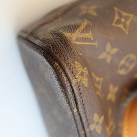 Pre-Owned #BP64180 Louis Vuitton Monogram Luco Tote Bag Canvas Brown M51155