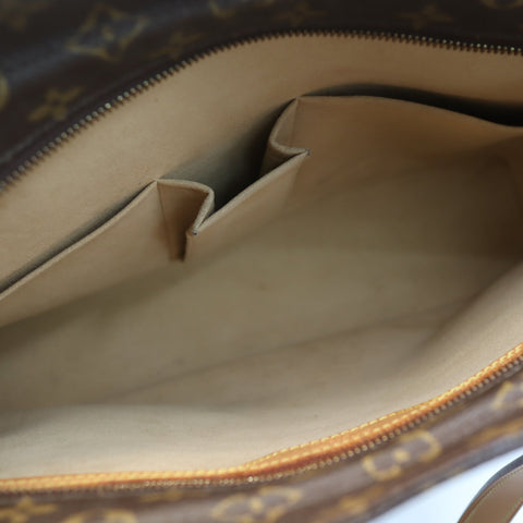 Pre-Owned #BP64180 Louis Vuitton Monogram Luco Tote Bag Canvas Brown M51155