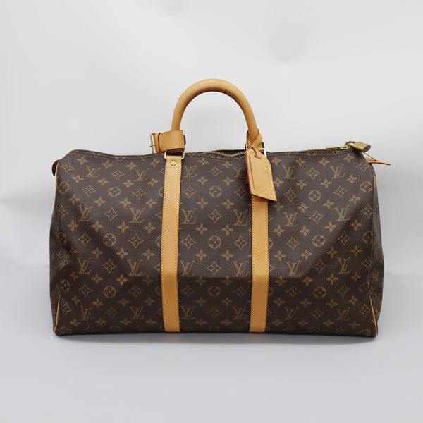 Second-hand Bag/Vintage LOUIS VUITTON MONOGRAM Keepall BAND RE-YELL BROWN  M41414