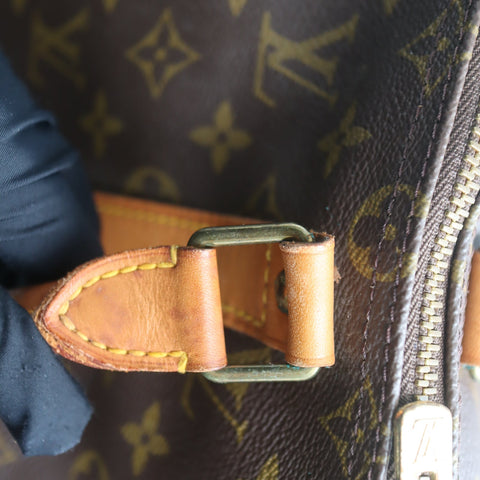 Pre-Owned #71805 Louis Vuitton Monogram Keepall 50 Travel Bag Brown M41426