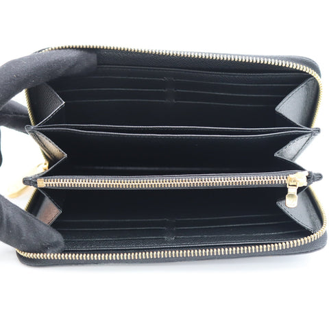 Pre-owned #71210  LouisVuitton Epi zippy wallet  black Final sale