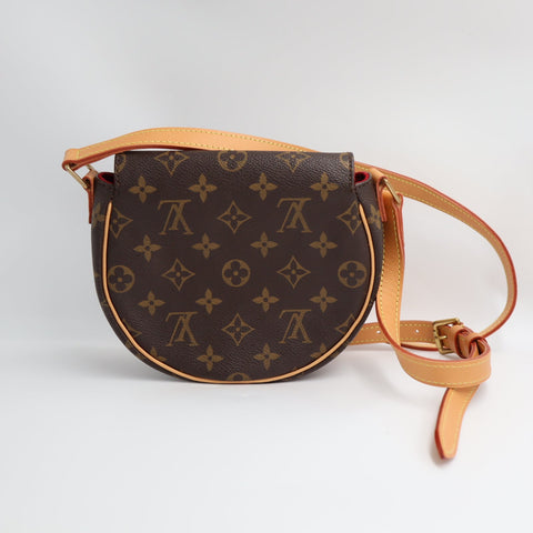 Pre-Owned #BPR052210 Louis Vuitton Monogram Tambourine Crossbody Bag M51179