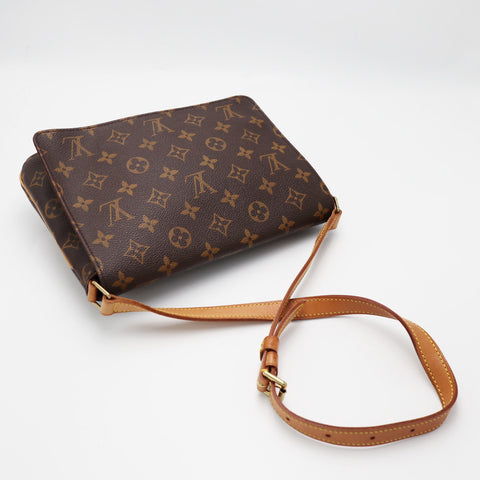 Pre-Owned #0547 Louis Vuitton Musette Tango Crossbody Bag M51257