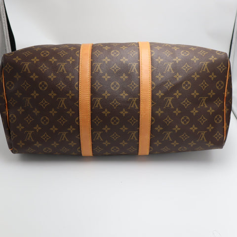 Pre-Owned #1935 Louis Vuitton Monogram Keepall 50 Travel Bag Brown M41416
