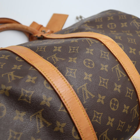 Pre-Owned #1935 Louis Vuitton Monogram Keepall 50 Travel Bag Brown M41416