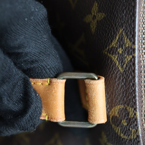 Pre-Owned #1935 Louis Vuitton Monogram Keepall 50 Travel Bag Brown M41416