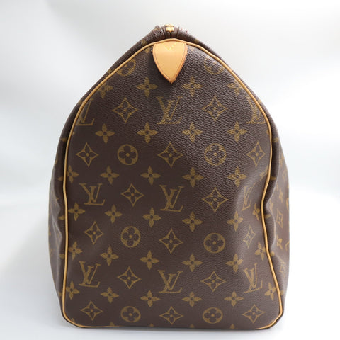 Pre-Owned #72383 Louis Vuitton Monogram Keepall 50 Travel Bag Brown M41426