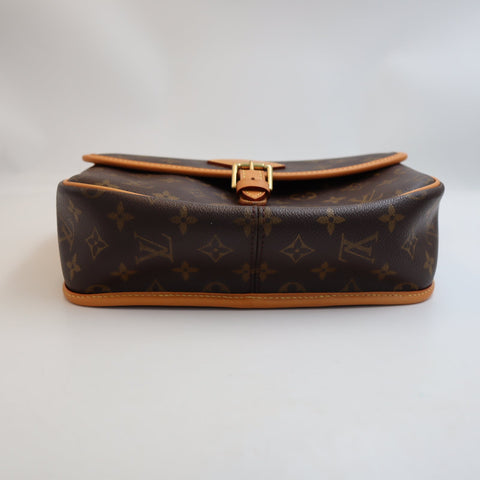 Pre-Owned #BP72240 Louis Vuitton Monogram Sologne Crossbody Bag Brown M42250