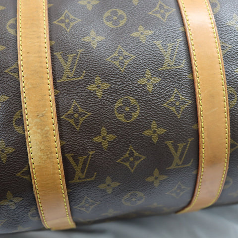 Pre-Owned #303-5 Louis Vuitton Monogram Keepall Bandouliere 50 Travel Bag Boston Bag M41416